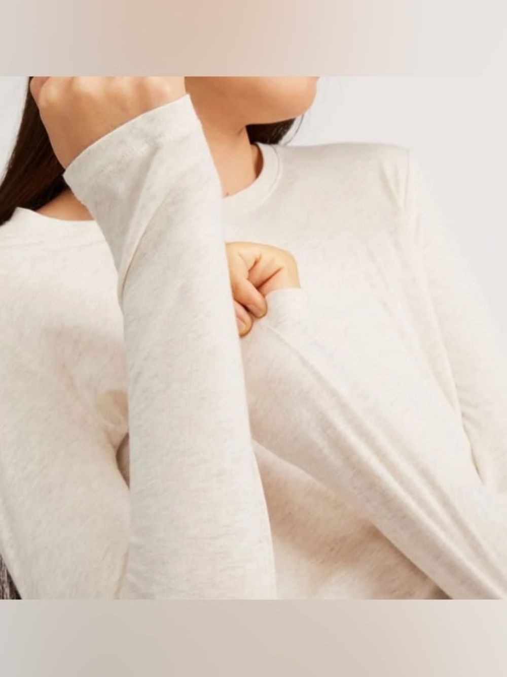 🐇Everlane 100% Organic Cotton Long-Sleeve Tee